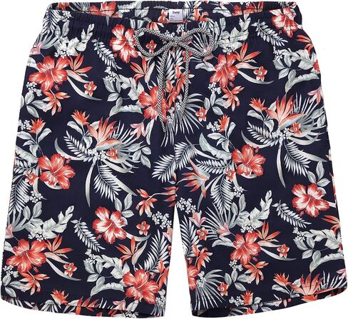 Biwisy Mens Swim Trunks Quick Dry Beach Shorts Mesh Lining Swimwear Bathing Suits with Pockets in Saudi Arabia