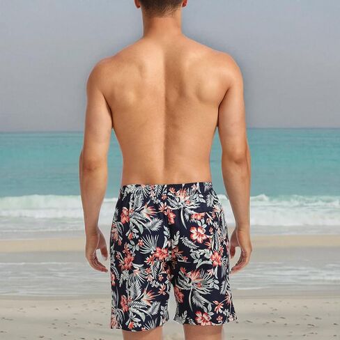 Biwisy Mens Swim Trunks Quick Dry Beach Shorts Mesh Lining Swimwear Bathing Suits with Pockets in Saudi Arabia