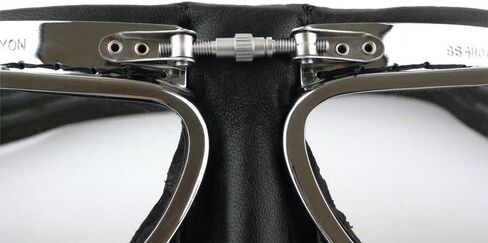 منتجات HDM Mk49 نظارات الدراجات النارية الكلاسيكية المصنوعة من الجلد الأسود/نظارات الطيران الكلاسيكية in Saudi Arabia