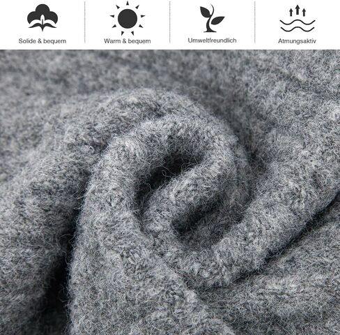 MissShorthair Cashmere Women and Mens Scarf for Winter Chunky Long Warm Thick Knit Wrap in Saudi Arabia