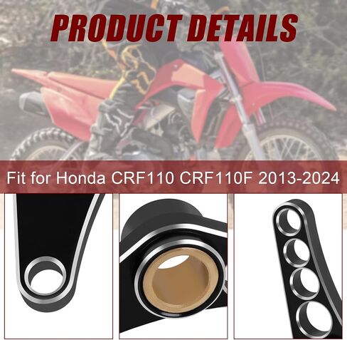 Shift Shaft Brace CNC Billet Aluminum Shifter Shaft Support Holder Replacement for Honda CRF110 CRF110F 2013-2025 in Saudi Arabia