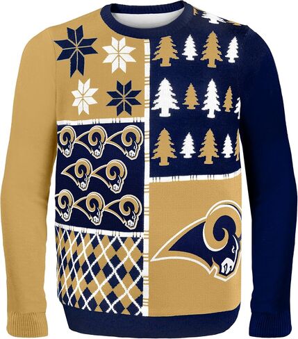 FOCO Men's NFL Busy Block Ugly Sweater in Saudi Arabia