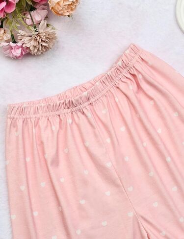 5 Pcs Kids Girls Pajamas Set with Headband Blindfold Boy Girl Button-up Pajama Sleepwear Nightwear in Saudi Arabia