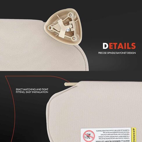 A-Premium Left Driver Side Sun Visor Compatible with Chevrolet Express 1500, Express 2500, Express 3500, Express 4500 & GMC Savana 1500, Savana 2500, Savana 3500, Savana 4500, 2003-2019, Beige in Saudi Arabia
