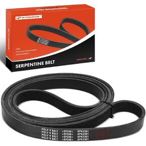 A-Premium Engine Serpentine Drive Belt Compatible with Hyundai Sonata 2006-2010 & Kia Optima 2006-2010, Forte/Forte Koup 2010-2013, Rondo, Forte5, Magentis & Mercedes-Benz S600, SL600, 2.0L 2.4L 6.0L