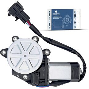 Power Window Lift Motor Compatible with Nissan Versa 2007 2008 2009 2010 2011 2012 Sedan Hatchback Front Driver Side, with Anti-Clip Function, 6-pin Plug, Replace# 80731-ED000 80731-ED00A