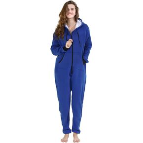 Unisex Onesie Pajamas Hooded Christmas Pajamas for Family Sleepwear Sportswear Zipper Fall Winter