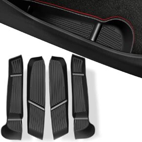 Door Side Storage Box for Tesla Model Y 2024 2023 2022 2021 Front Rear Side Door Storage Organizer Tray