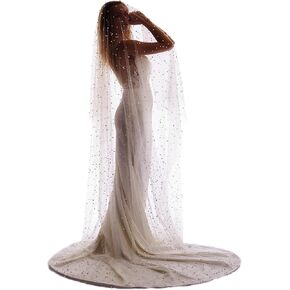 Passat White 2Tiers 2M Walking Veils Pearl Wedding Veil White Pearl Veils Bridal Veil Pearl Veils For Brides White