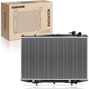 A-Premium Engine Coolant Radiator Assembly w/Transmission Oil Cooler - Compatible with Nissan Models - Frontier 1998-2004 2006-2008 2011-2015 2.4L, Frontier 1999-2004 3.3L, Xterra 2000-2004 2.4L 3.3L