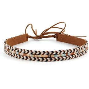 Hat Bands for Women Fedora Hat Men Cowboy Cowgirl Hats Handmade Men Belt Accessories Rope Belt (Braid)
