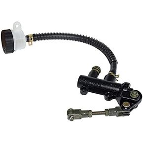 Motorcycle Rear Brake Master Cylinder Pump Hydraulic Refit for Motorbike ATV Dirt Bike Compatible with Kawasaki Ninja ZX6 ZX7