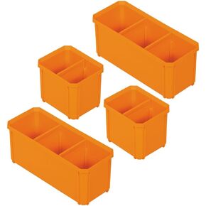 Klein Tools 54811MB MODbox Replacement Bins, Modular Storage for Klein Full or Half-Width Tall Component Boxes, Small Parts Organizer, 4-Pack