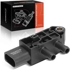 A-Premium Differential Pressure Sensor [3 Pins] Compatible with Volkswagen Passat 2014-2023, Golf 2013-2018, Tiguan, Arteon & Audi A4, Q5, A5, A6, A3, Q3, TT Roadster & Seat Leon & Skoda Octavia