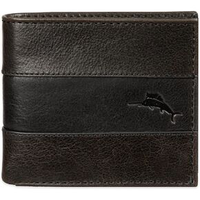 Tommy Bahama Men's Bifold Slim Leather Wallet