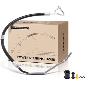 A-Premium Power Steering Hose Pressure Hose Line Assembly Compatible with Chevrolet Traverse 2009-2017 & GMC Acadia, Acadia Limited & Buick Enclave & Saturn Outlook, Pump To Gear/Rack Pinion