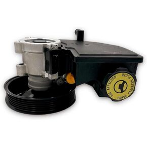 Power Steering Pump with Pulley Reservoir Fit for 1999-2004 Jeep Grand Cherokee Sport Utility L6 4.0L, for 1999-2000 Jeep Grand Cherokee Sport Utility V8 4.7L