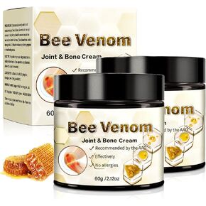 2 PCS Bee Venom Cream, Bee Venom Advanced Joint Cream, Bee Venom Joint Relief Cream, Suitable for Back, Neck, Hands, Foot Joints, Etc