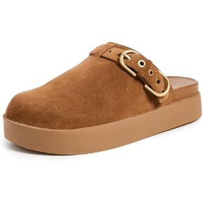 rag & bone Women's Geo Buckle Platform Mules