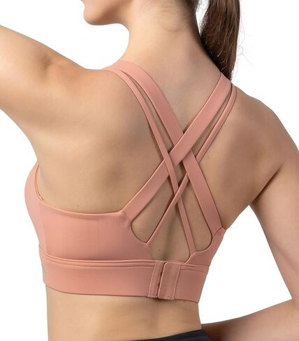 Sports Criss Cross Back Strap Bras for Women, Comfort Support Bra in Saudi Arabia
