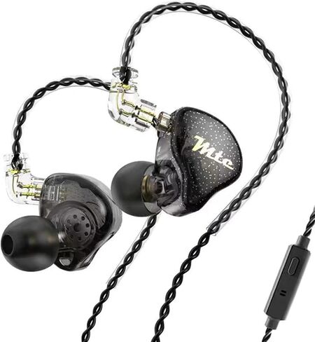 سماعات أذن TRN MTE IEM 1DD HiFi داخل الأذن، سماعات أذن TRN IEM ديناميكية داخل الأذن مع كابل C Pin قابل للفصل للموسيقى والألعاب والرياضة in Saudi Arabia