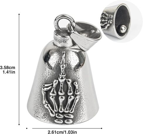 Motorcycle Bell for Luck, Drive Safe Cycling Bells for Bikers Riders in Kuwait