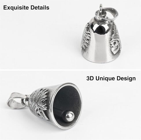 Motorcycle Bell for Luck, Drive Safe Cycling Bells for Bikers Riders in Kuwait