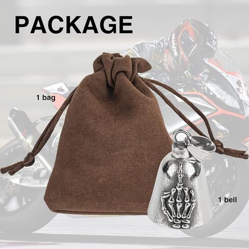 Motorcycle Bell for Luck, Drive Safe Cycling Bells for Bikers Riders in Kuwait