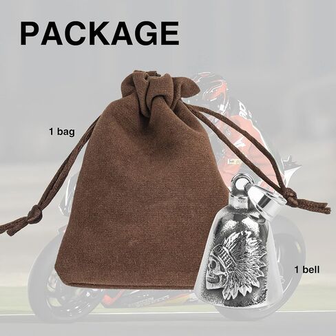 Motorcycle Bell for Luck, Drive Safe Cycling Bells for Bikers Riders in Kuwait