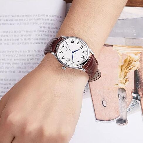 Quick Release Genuine Leather Watch Band Italian Alligator Grain Calfskin Genuine Leather 12 to 24mm Business Casual Universal Genuine Leather Watch Strap Replacement Band Strap Men Women in Saudi Arabia