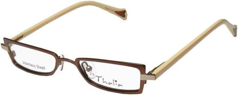 ثاليا ماريبوسا مصمم للأطفال/الأطفال/الفتيات مفصلات مرنة كاملة الحافة من الفولاذ المقاوم للصدأ للنظارات/النظارات in Kuwait