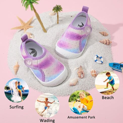 FEETCITY Wide Baby Water Shoes Boys Girls Barefoot Shoes Quick-Dry Kids Aqua Socks for Beach Swim Pool in Saudi Arabia
