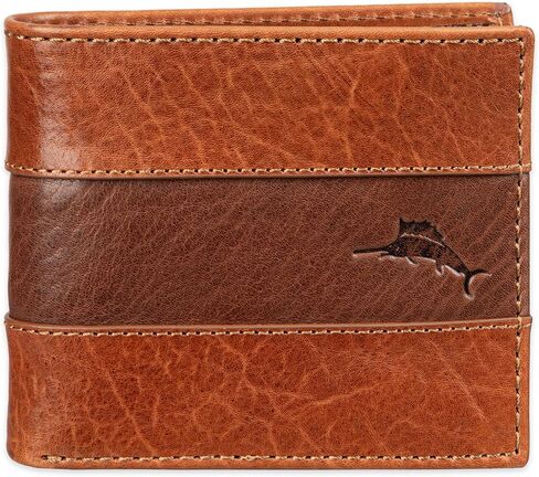 Tommy Bahama Men's Bifold Slim Leather Wallet in Kuwait