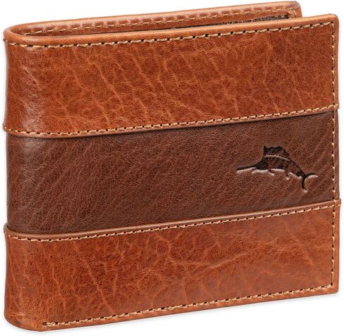Tommy Bahama Men's Bifold Slim Leather Wallet in Kuwait