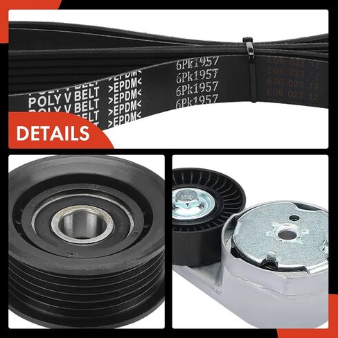 A-Premium Engine Serpentine Belt Drive Kit Compatible with Dodge Grand Caravan 2011-2016, Journey 2013-2019, Avenger 2013-2014 & Chrysler Town & Country 2011-2016, 200 2012-2014 & Ram C/V 2012-2015 in Saudi Arabia