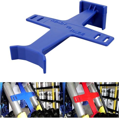 Twilight Garage Universal Fork Guard Suspension Support Brace 11" inches Stand Protector Tie Down Seal Saver Protection for Dirt Bike Motorcycle Motocross - Red in Kuwait