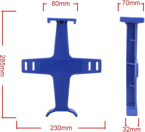 Twilight Garage Universal Fork Guard Suspension Support Brace 11" inches Stand Protector Tie Down Seal Saver Protection for Dirt Bike Motorcycle Motocross - Red in Kuwait