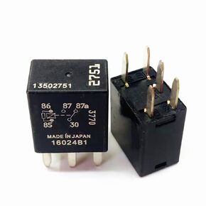 Set of 2PCS Black OEM 13502751 2751 Mini Micro Multi-Purpose Relay Compatible for GM Chevy Cadillac Seville SLS SRX CTS ATS
