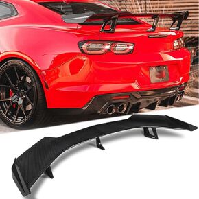 Carbon Fiber Style Rear Spoiler Trunk Spoiler Wing for Chevy Camaro SS RS LT ZL1 Coupe 2016-2022