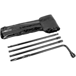 Spare Tire Tool Kit with Spare Tire Jack Handle and Wheel Lug Wrench Compatible with 1999-2019 Silverado Tahoe Avalanche Suburban Sierra Yukon 02-18 Escalade
