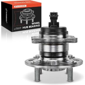 A-Premium Rear Wheel Bearing and Hub Assembly with ABS & 4-Lug Compatible with Hyundai Accent 2018-2022, Kia Rio 2018-2021