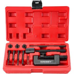 DASBET Chain Breaker Rivet Cutter | Chain Breaker 13Pcs Bike Motorcycle Cam Drive Set with Carrying Case Chain Cutter and Riveter for Motorcycle, Bike, ATV