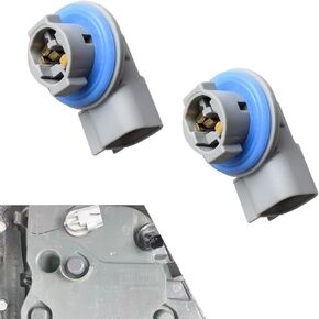 2 PCS Car Rear Taillight Lamp Holder, Reverse Brake Light Bulb Socket Wiring Harness Plug Connector Bracket, Replacment OEM No. 68046629AA Accessories, Compatible with Dodge Ram (Gray & Blue)