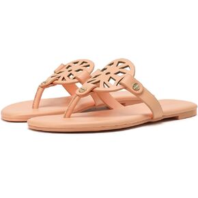 Stratuxx Kaze Flip Flops for Women with Memory Foam, Women's Flat Sandals Dressy Slide Sandals Comfortable Slippers for Women
