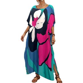 Bsubseach Long Swimsuit Coverup for Women Plus Size Kaftan Dress Summer Beach Cover Up Caftan in Saudi Arabia