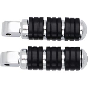 Motorcycle Rear Footrests Footpegs Pedals Footboards Fits For Honda Shadow 750 VT750 Ace/Aero/Spirit/Phantom VTX1300 VTX1800 VT1300 Fury Steed VT600 VLX400 Deluxe Magna VF750