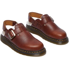Dr. Martens Men's Jorge Ii Faux Fur Lined Leather Slingback Mules