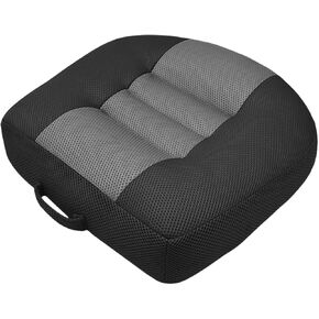 15.7x15.7 inch Universal Booster seat Cushion Portable Design Breathable mesh Design Improve Vision Improve Sitting Posture Stress Relief Driving Office Family Outdoor Universal Cushion-Black