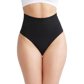 ESSENTIALS BY TUMMY TANK Women's Cotton Seamless Shaping Thong
