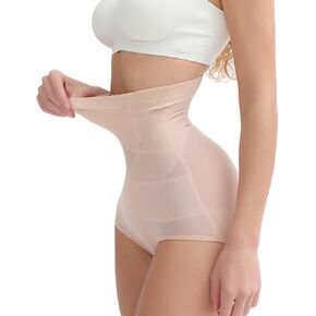 Womens'Shapewear Tummy Control High Waist Trainer Body Shaper No Show Breathable Underwear for Women